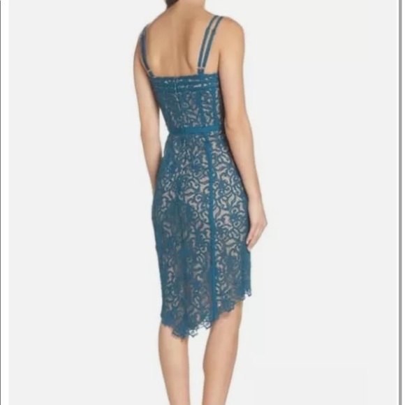 Brand new Harlyn teal / turquoise fitted lace dress, size 6. - Picture 13 of 13